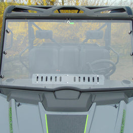 Arctic Cat Prowler Pro 1-Piece Windshield w-Vent, Clamp and Hard Coat Options - 3 Star UTV