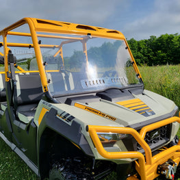 Arctic Cat Prowler PRO Crew - 1 Pc Windshield w/Vent, Clamp and Hard Coat Options - 3 Star UTV