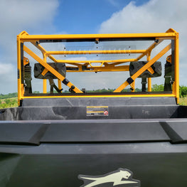 Arctic Cat Prowler PRO Crew - Lexan Back Panel with Vent and Clamp Options - 3 Star UTV