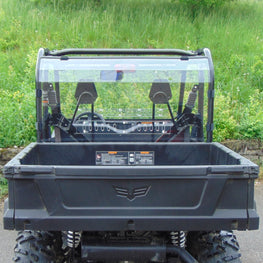 Arctic Cat Stampede - 1 Pc Lexan Back Panel w- Clamp and Vent Options - 3 Star UTV