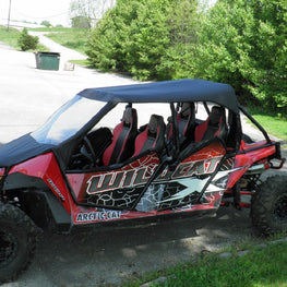 Arctic Cat Wildcat 4 Seater - Vinyl Windshield - Top Combo - 3 Star UTV