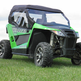 Arctic Cat Wildcat Trail - Soft Upper Doors-Top- Combo w- Lower Door Inserts - 3 Star UTV