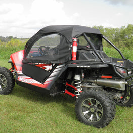 Arctic Cat Wildcat X 1000 - Full Cab Enclosure For Hard Windshield w- Lower Door Inserts - 3 Star UTV