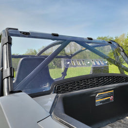 Arctic Cat Wildcat XX 2-Seater Polycarb Rear Windshield with Clamp and Vent Options - 3 Star UTV