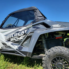 Arctic Cat Wildcat XX Full Cab Enclosure for Hard Windshield -Upper Doors - 3 Star UTV