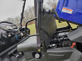 Bison 400U/200U 200P - 1 Pc Lexan Back Panel w/Vent, Clamp and Lower Panel Options - 3 Star UTV