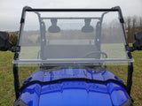 Bison 400U/200U/200P - 2 Pc Scratch-Resistant Windshield w/Vent and Clamp Options - 3 Star UTV