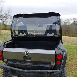 Can-Am Commander - 1 Pc Lexan Back Panel w- Vent, Clamp and Lower Panel Options - 3 Star UTV