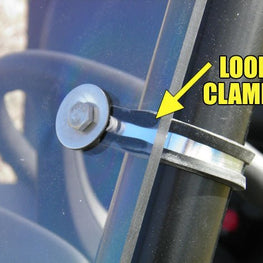 Can-Am Commander - 2 Pc Scratch-Resistant Windshield w- Vent and Clamp Options - 3 Star UTV