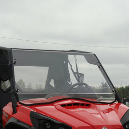 Can-Am Commander 2-Pc Windshield w-Vent and Clamp Options - 3 Star UTV
