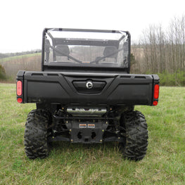 Can-Am Defender - 1 Pc Lexan Back Panel w- Vent Option - 3 Star UTV