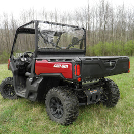 Can-Am Defender - 1 Pc Lexan Back Panel w- Vent Option - 3 Star UTV