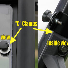 Can-Am Defender - 1 Pc Lexan Back Panel w/Vent Option