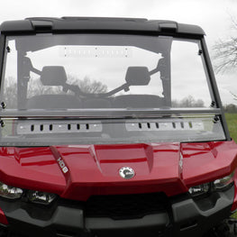 Can-Am Defender - 2 Pc Scratch-Resistant Windshield - 3 Star UTV