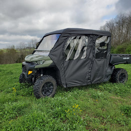 Can-Am Defender Max 4 - Full Cab Enclosure For Hard Windshield-Full Doors - 3 Star UTV