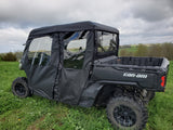 Can-Am Defender Max 4 - Full Cab Enclosure For Hard Windshield-Full Doors - 3 Star UTV