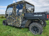 Can-Am Defender Max 4 - Full Cab Enclosure For Hard Windshield-Full Doors - 3 Star UTV