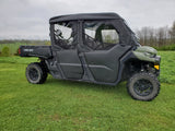 Can-Am Defender Max 4 - Full Cab Enclosure For Hard Windshield-Half Doors - 3 Star UTV