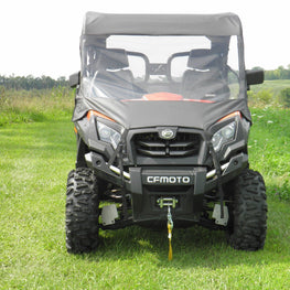 CF Moto UForce 800 - Vinyl Windshield-Top-Rear Combo - 3 Star UTV