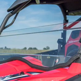 CF Moto ZForce 500-800-1000 - Half Windshield w- Scratch Resistant Option - 3 Star UTV