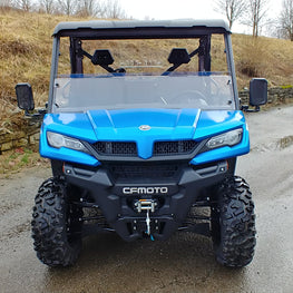 CFMoto UForce 1000 - Half Windshield w- Scratch Resistant Option - 3 Star UTV
