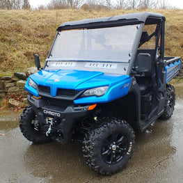 CFMoto UForce 1000 XL - 2 Pc Scratch-Resistant Windshield - 3 Star UTV