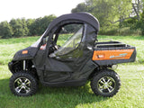 CFMoto UForce 500/800 - Full Cab Enclosure with Vinyl Windshield (Half Doors) - 3 Star UTV