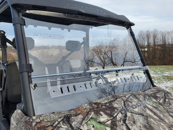 CFMoto UForce 600 - 2 Pc Windshield with Hard Coat, Vent, and Clamp Options - 3 Star UTV