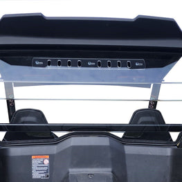 CFMoto ZForce 800 Trail/950 Sport & Trail - 1 Piece Lexan Back Panel - 3 Star UTV