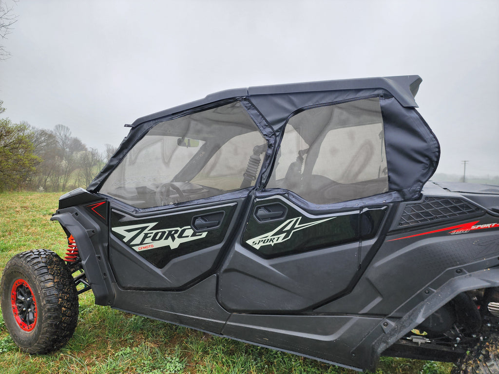 CFMoto ZForce Sport 4 - Upper Doors with Mesh Windows - 3 Star UTV