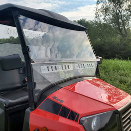 Coleman UT400-HiSun HS 400 - 2 Pc Lexan Windshield w-Clamp, Hard Coat and Vent Options - 3 Star UTV