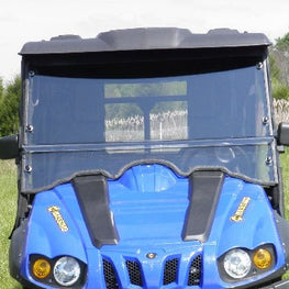 HiSun HS 750 Crew/Axis 750 Crew - 2 Pc Windshield with Vent, Clamp, and Hard Coat Options - 3 Star UTV