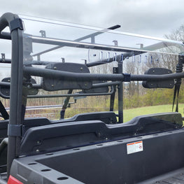 HiSun Sector 1000 Crew - 1 Pc Lexan Back Panel w/Vent Option - 3 Star UTV