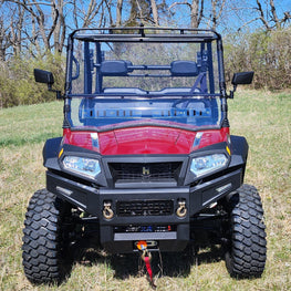 HiSun Sector 1000 Crew - 2 Pc Windshield with Vent, Clamp, and Hard Coat Options - 3 Star UTV