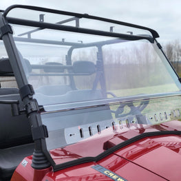 HiSun Sector 1000 Crew - 2 Pc Windshield with Vent, Clamp, and Hard Coat Options - 3 Star UTV