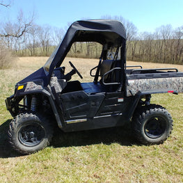 Hisun Sector 550-750 - Vinyl Windshield-Top-Rear Combo - 3 Star UTV