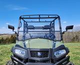 HiSun Sector 750 Crew - 2 Pc Windshield with Vent, Clamp, and Hard Coat Options - 3 Star UTV