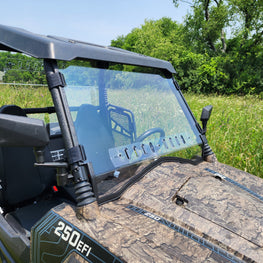 HiSun Strike 250 - 1 Pc Windshield with Vent and Hard Coat Options - 3 Star UTV