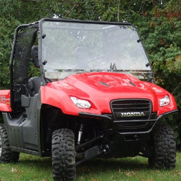 Honda Big Red - 1 Pc Lexan Windshield with Vent-Clamp Options - 3 Star UTV