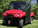 Honda Big Red - Full Cab Enclosure with Vinyl Windshield - 3 Star UTV