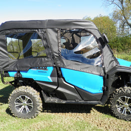 Honda Pioneer 1000-5 - Full Cab Enclosure for Hard Windshield (Upper Doors/Rear Panel/Center Panel/Soft Top) - 3 Star UTV