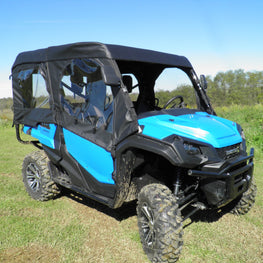 Honda Pioneer 1000-5 - Full Cab Enclosure for Hard Windshield (Upper Doors/Rear Panel/Soft Top) - 3 Star UTV