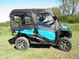 Honda Pioneer 1000-5 - Full Cab Enclosure for Hard Windshield (Upper Doors/Rear Panel/Soft Top) - 3 Star UTV