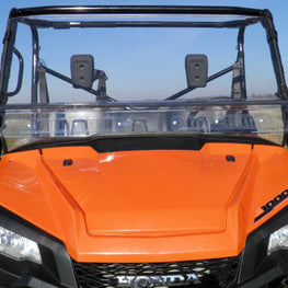 Honda Pioneer 1000/1000-5/1000-6 - 2 Pc Scratch-Resistant Windshield - 3 Star UTV
