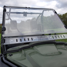 Honda Pioneer 500-520 - 2 Pc Windshield with Optional Vents-Clamps-Hard CoatÂ  - 3 Star UTV