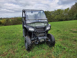 Honda Pioneer 500-520 - 2 Pc Windshield with Optional Vents-Clamps-Hard CoatÂ  - 3 Star UTV