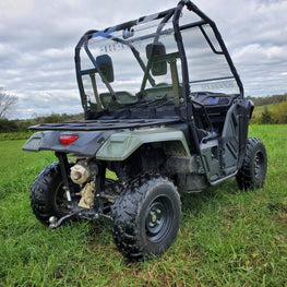 Honda Pioneer 500-520-Lexan Back Panel w-Vent & Soft Lower Panel Options - 3 Star UTV