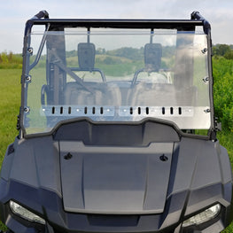 Honda Pioneer 700 - 2 Pc Scratch-Resistant Windshield - 3 Star UTV