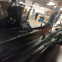 Honda Pioneer 700 2-Seater - Lexan Back Panel w/Vent and Soft Lower Panel Options - 3 Star UTV