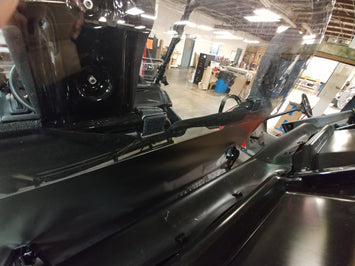 Honda Pioneer 700 2-Seater - Lexan Back Panel w/Vent and Soft Lower Panel Options - 3 Star UTV